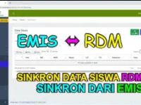 Cara Sinkron Data Siswa RDM, Sinkron dari EMIS